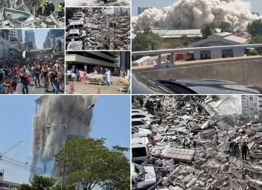 BREAKING! Earthquake of magnitude 7.3! Bangkok shakes hard, epicenter in