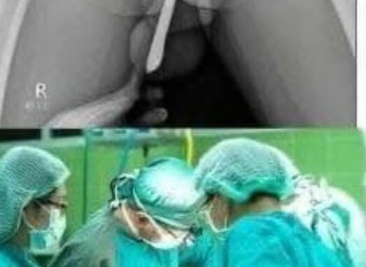The girl was taken to hospital...see more